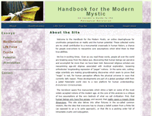 Tablet Screenshot of modernmystic.com